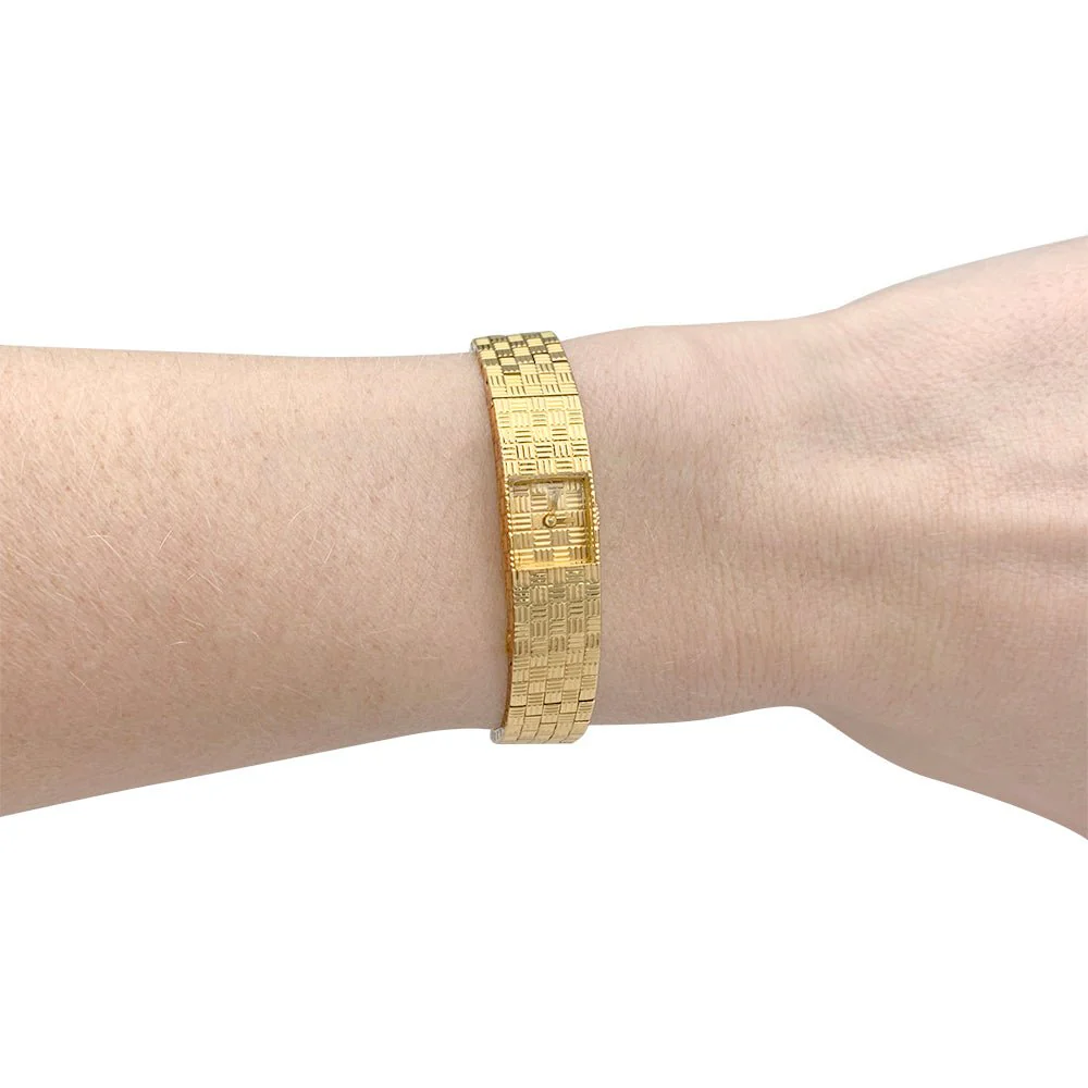 Vintage Boucheron yellow gold watch - Image 8