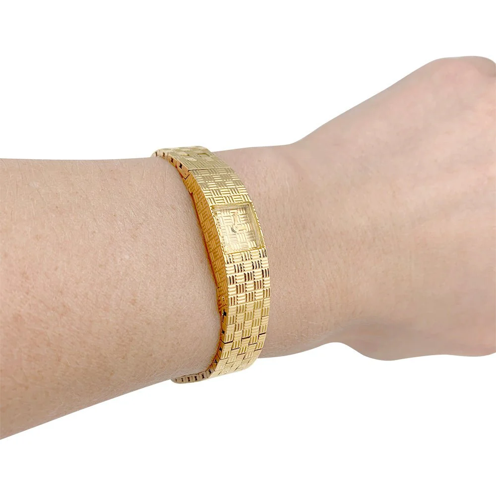 Vintage Boucheron yellow gold watch - Image 9