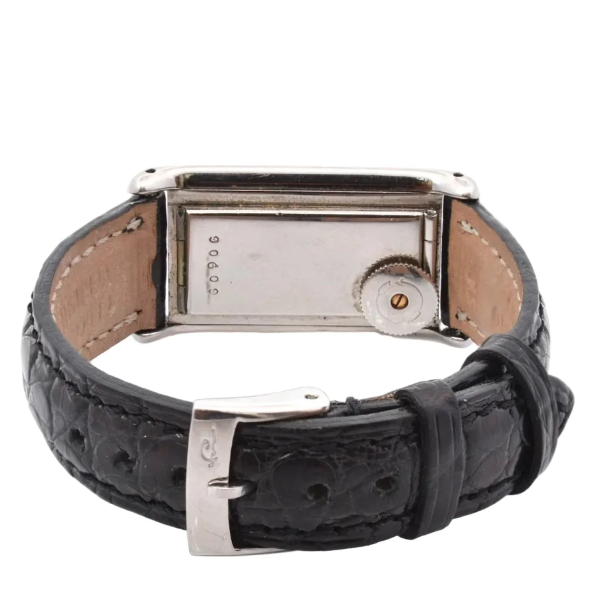 Watch JAEGER-LECOULTRE "Duo Plan" in steel and leather - Image 4
