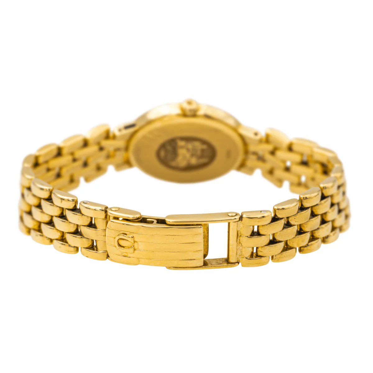 OMEGA "DeVille" watch in yellow gold, sapphire and quartz - Image 5
