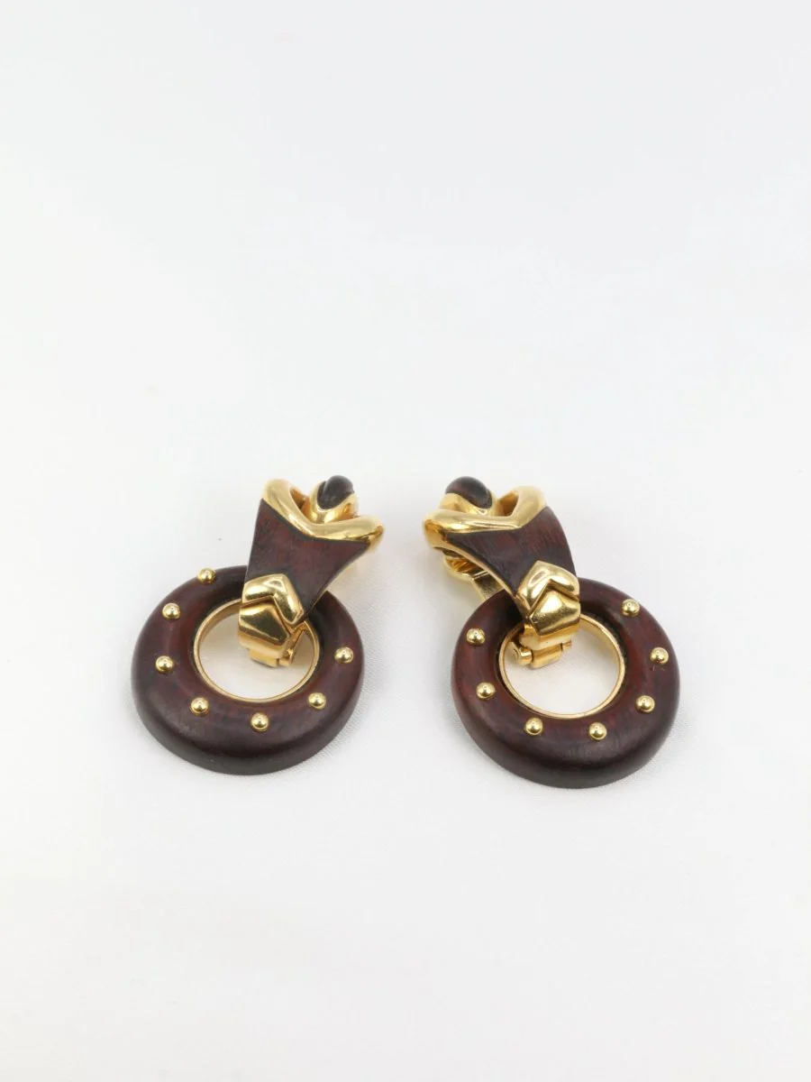Gold earrings and Bois d’amourette - Image 5