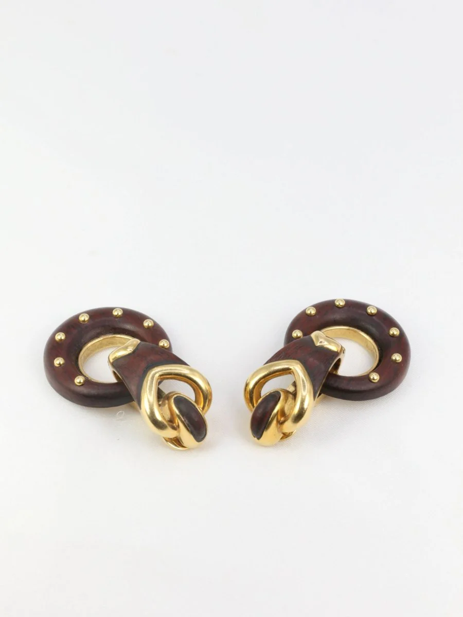 Gold earrings and Bois d’amourette - Image 6