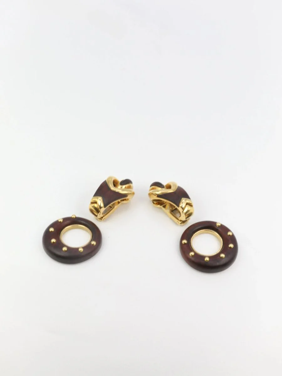 Gold earrings and Bois d’amourette - Image 7