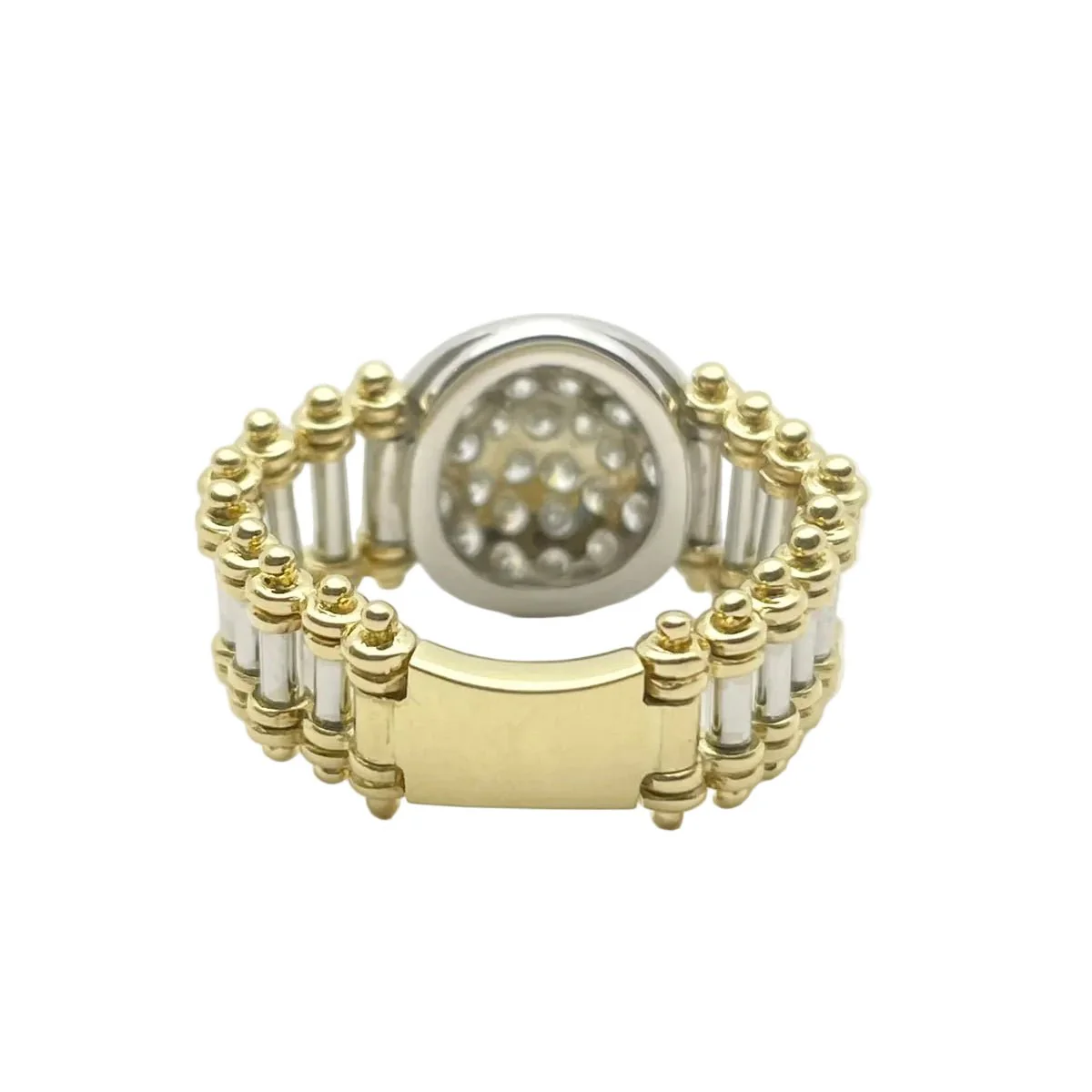 Set in white gold, yellow gold and Diamonds - Image 4