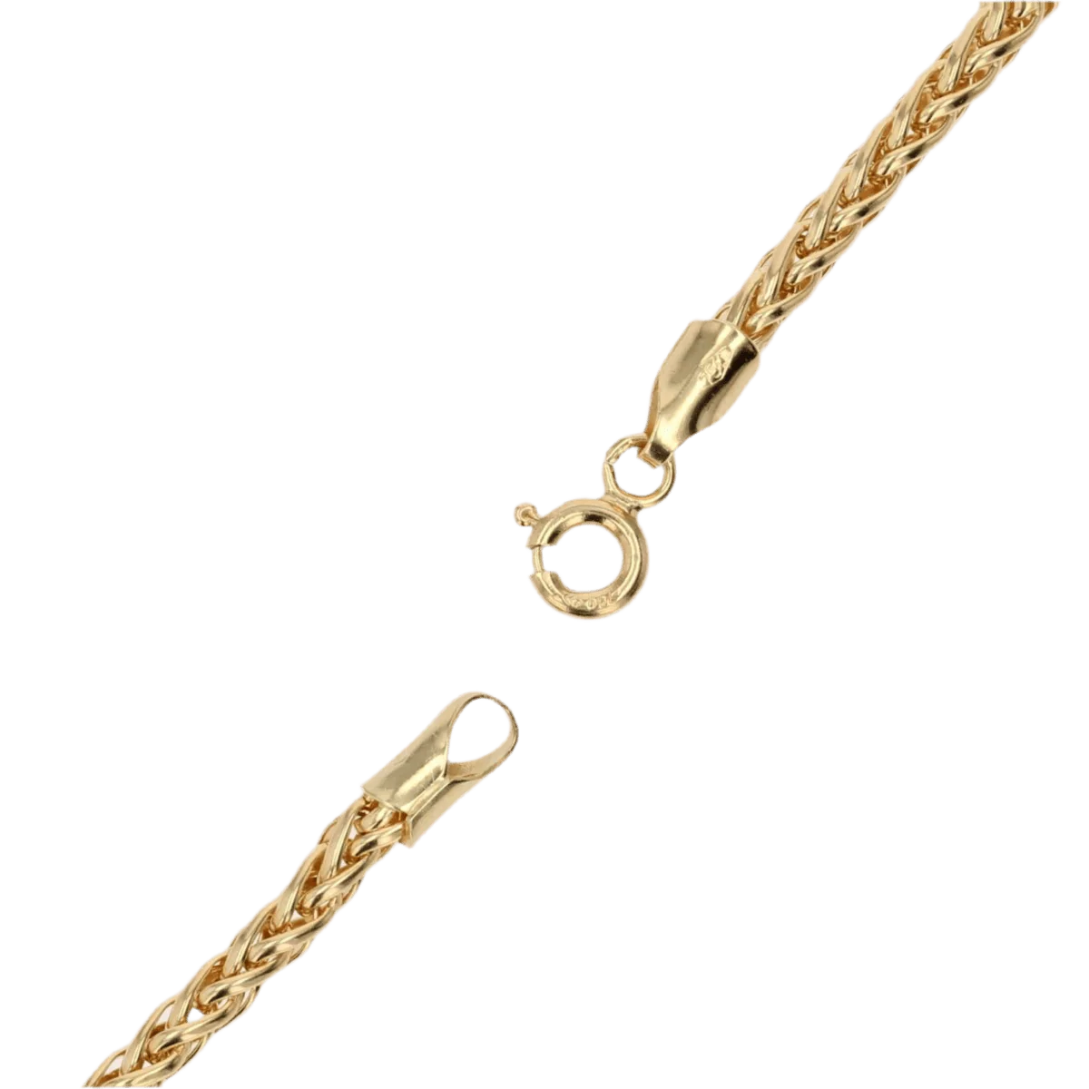 Pendant in yellow gold, aquamarine and diamonds - Image 5