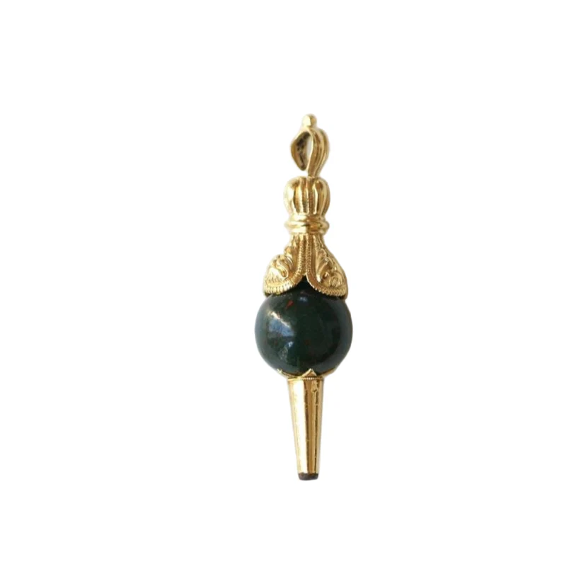 Key to Watch Yellow Gold and Blood Jasper