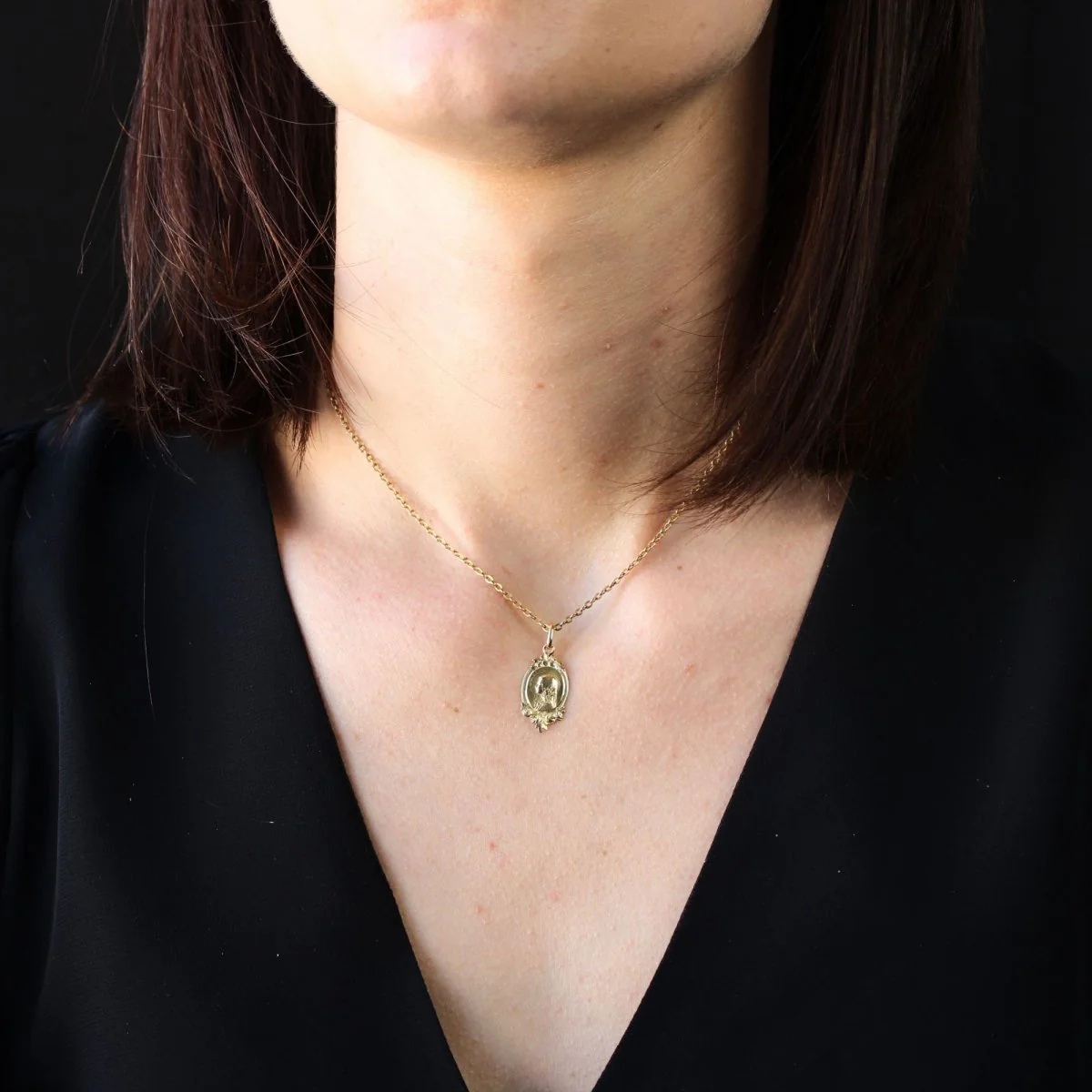Yellow gold pendant - Image 2