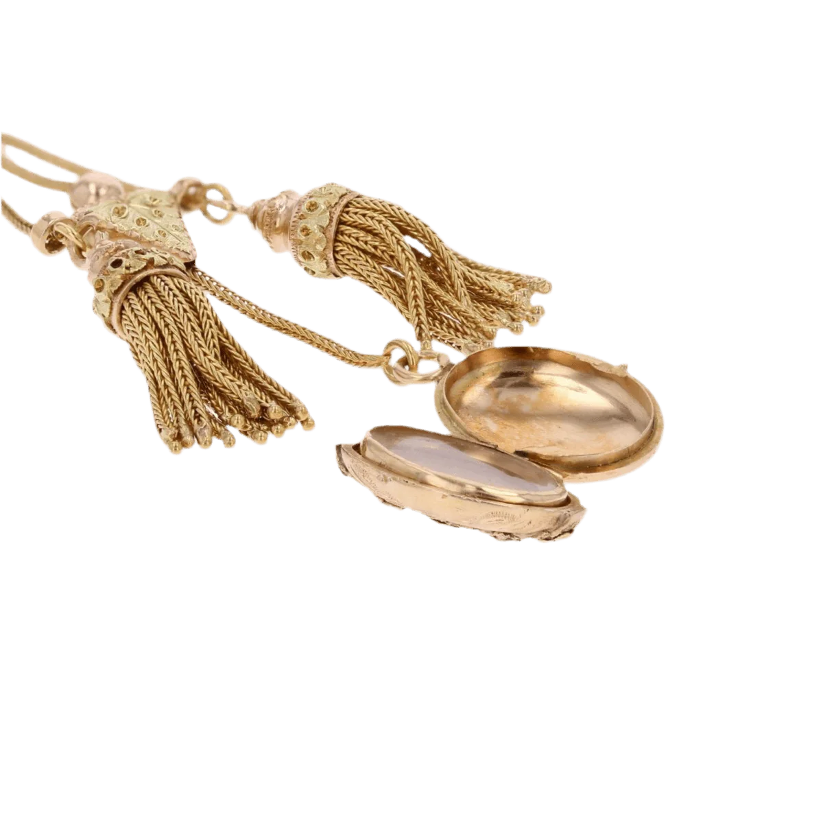 Rose gold and green gold pendant - Image 4