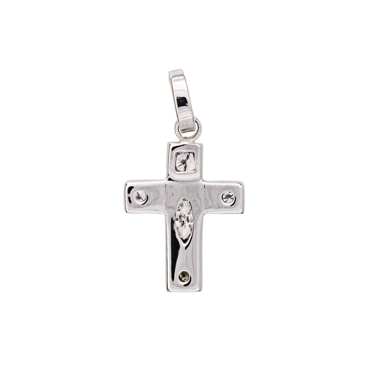 White gold and diamond pendant - Image 2