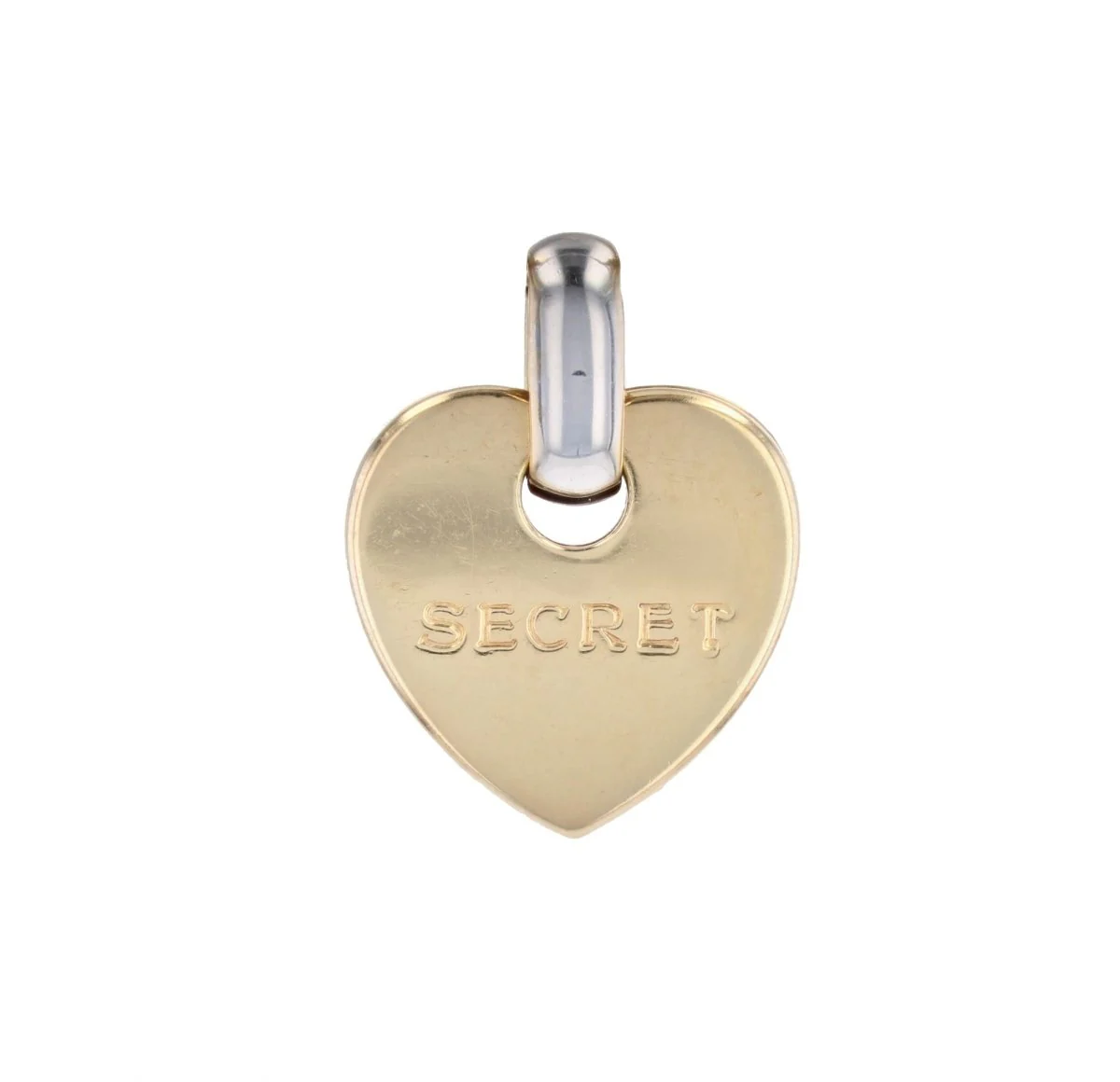 Pendant in yellow gold and white gold
