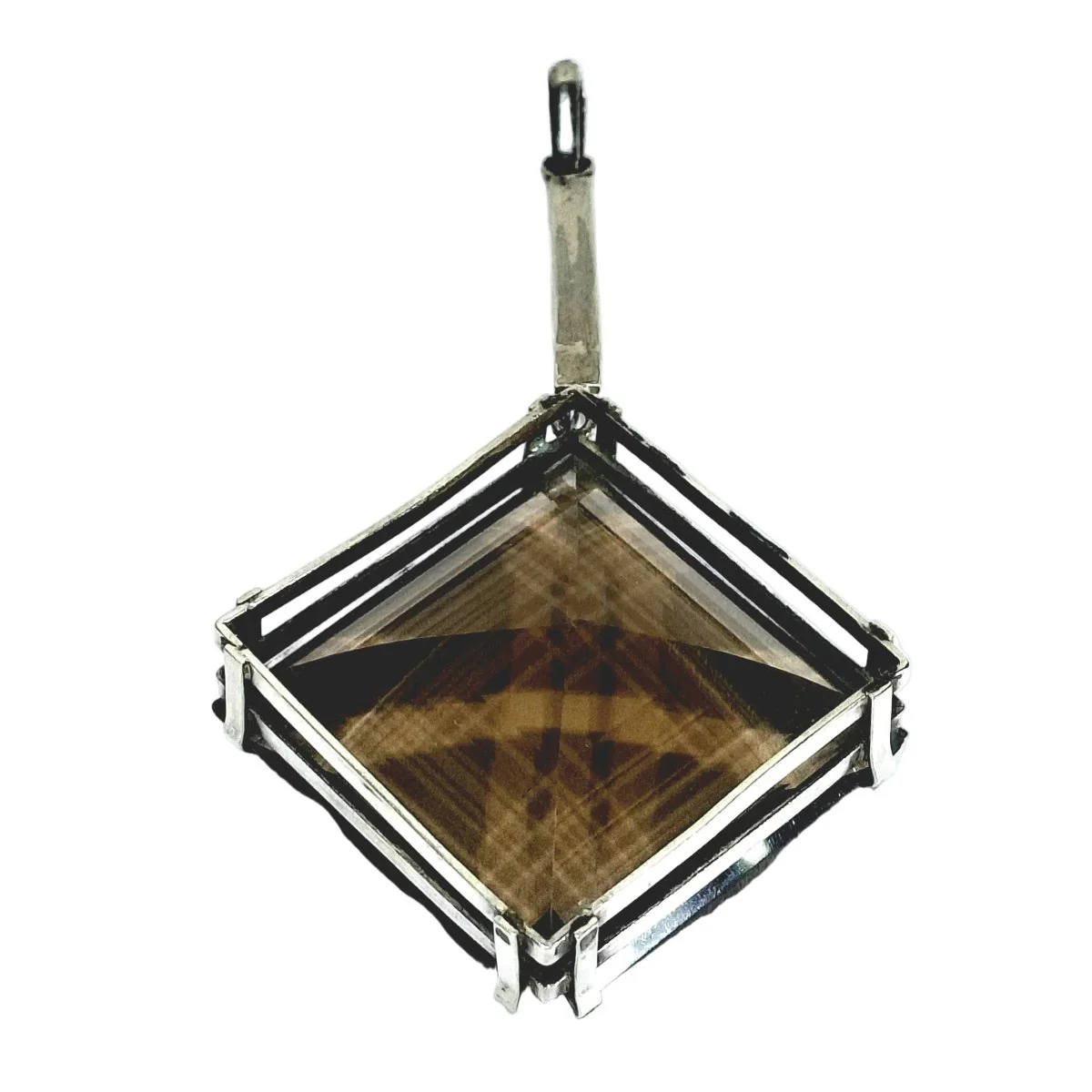 Silver and quartz pendant - Image 3