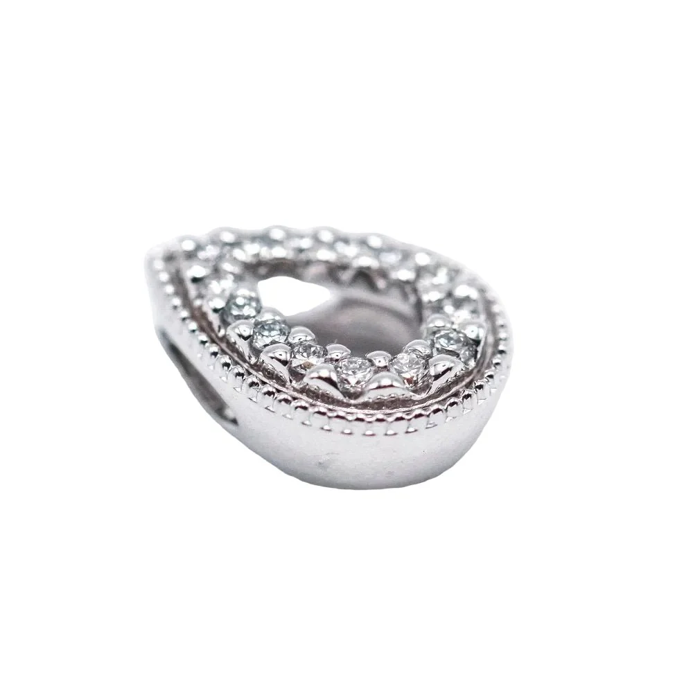 Pendant in white gold and diamonds. - Image 3