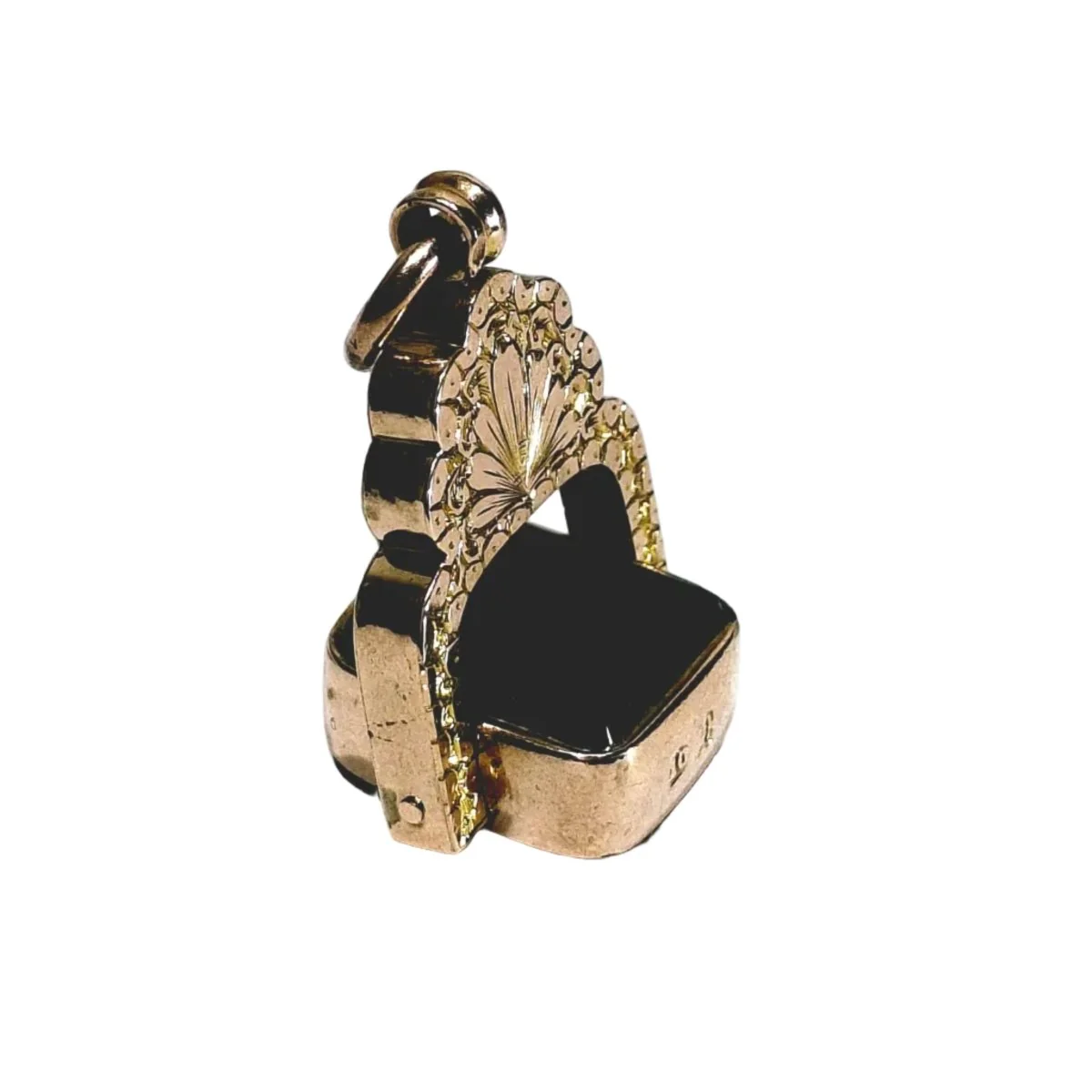 Rose gold, agate and jasper pendant - Image 5