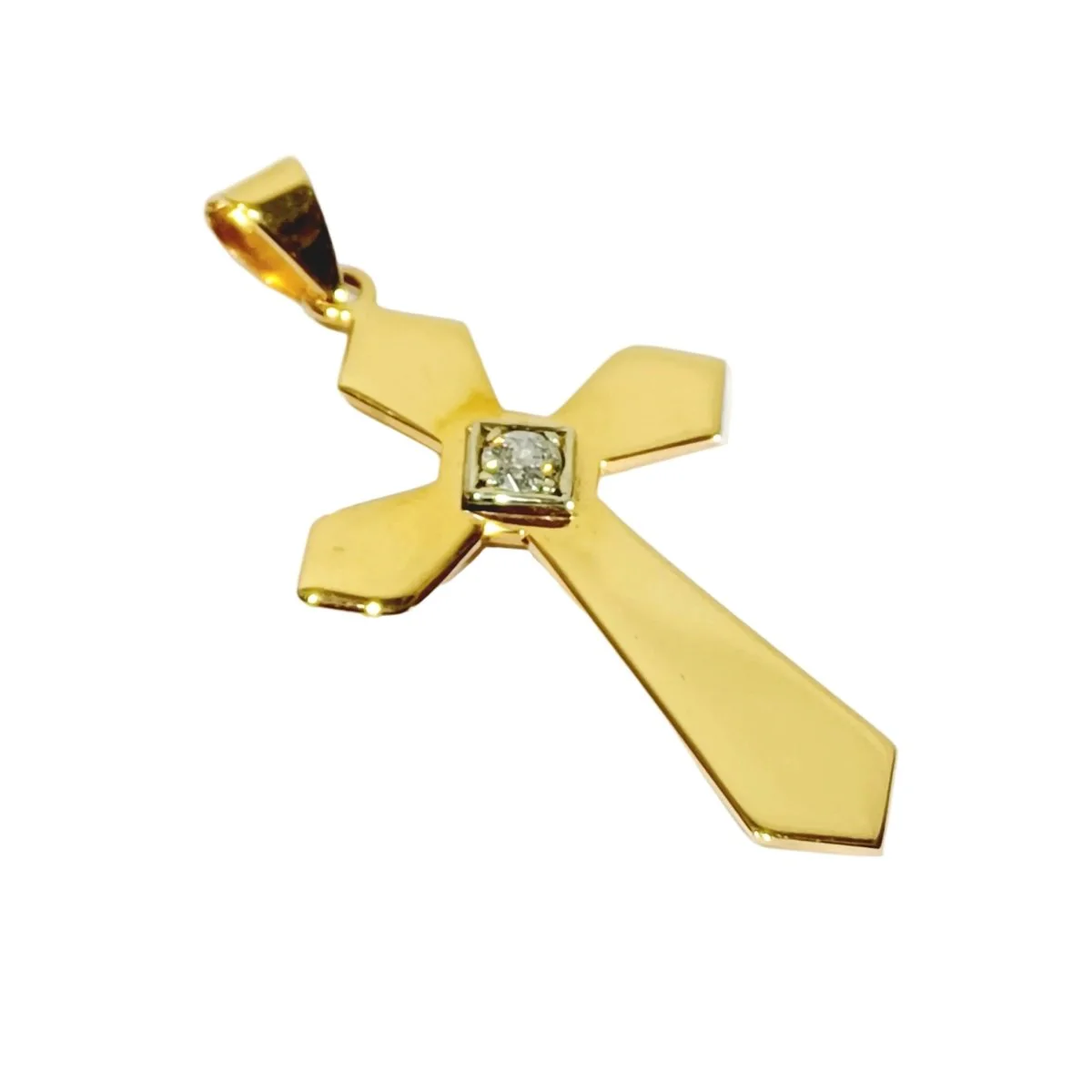 Rose gold and diamond pendant - Image 3