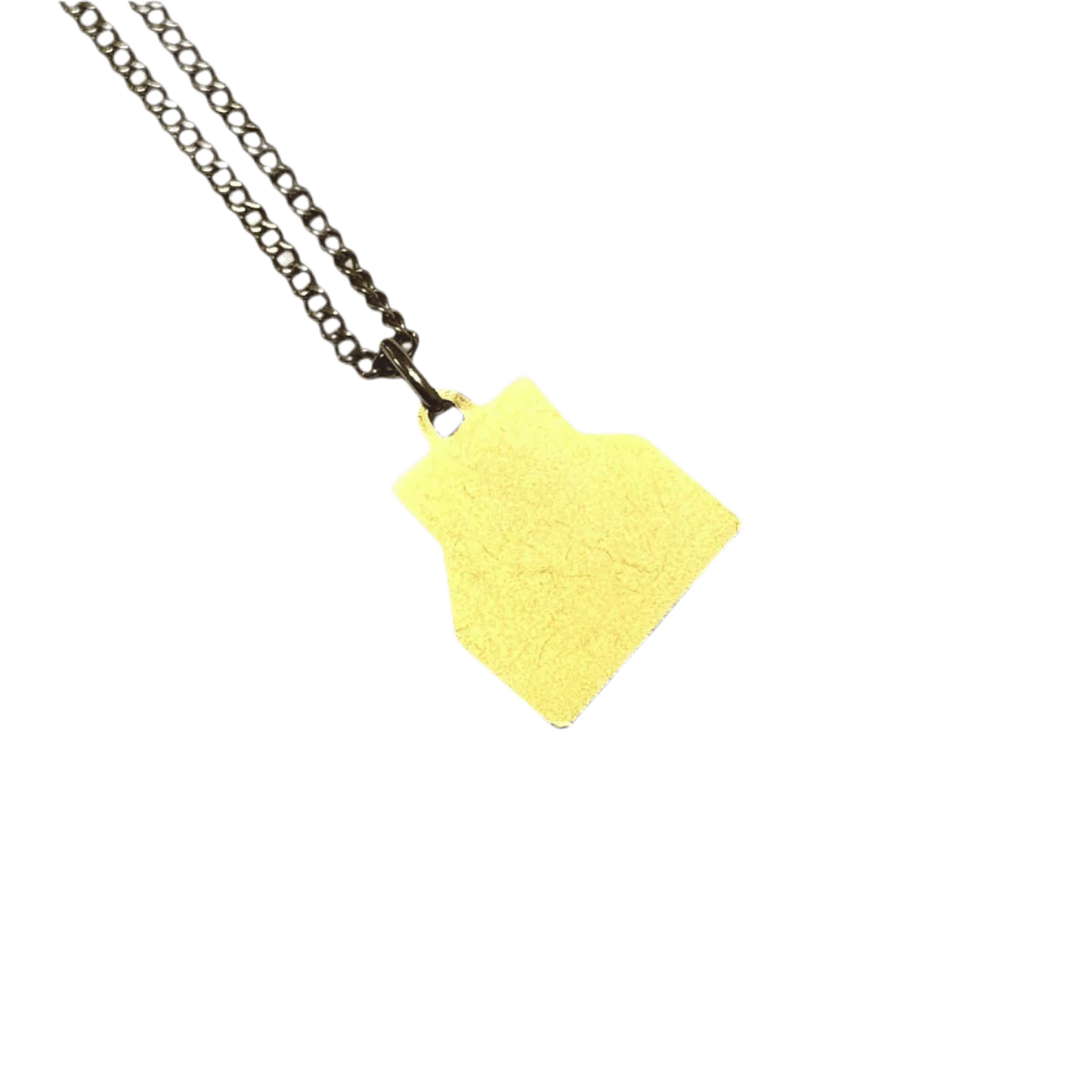 AUGIS "Lettre d'Amour" pendant in yellow gold and ruby - Image 4