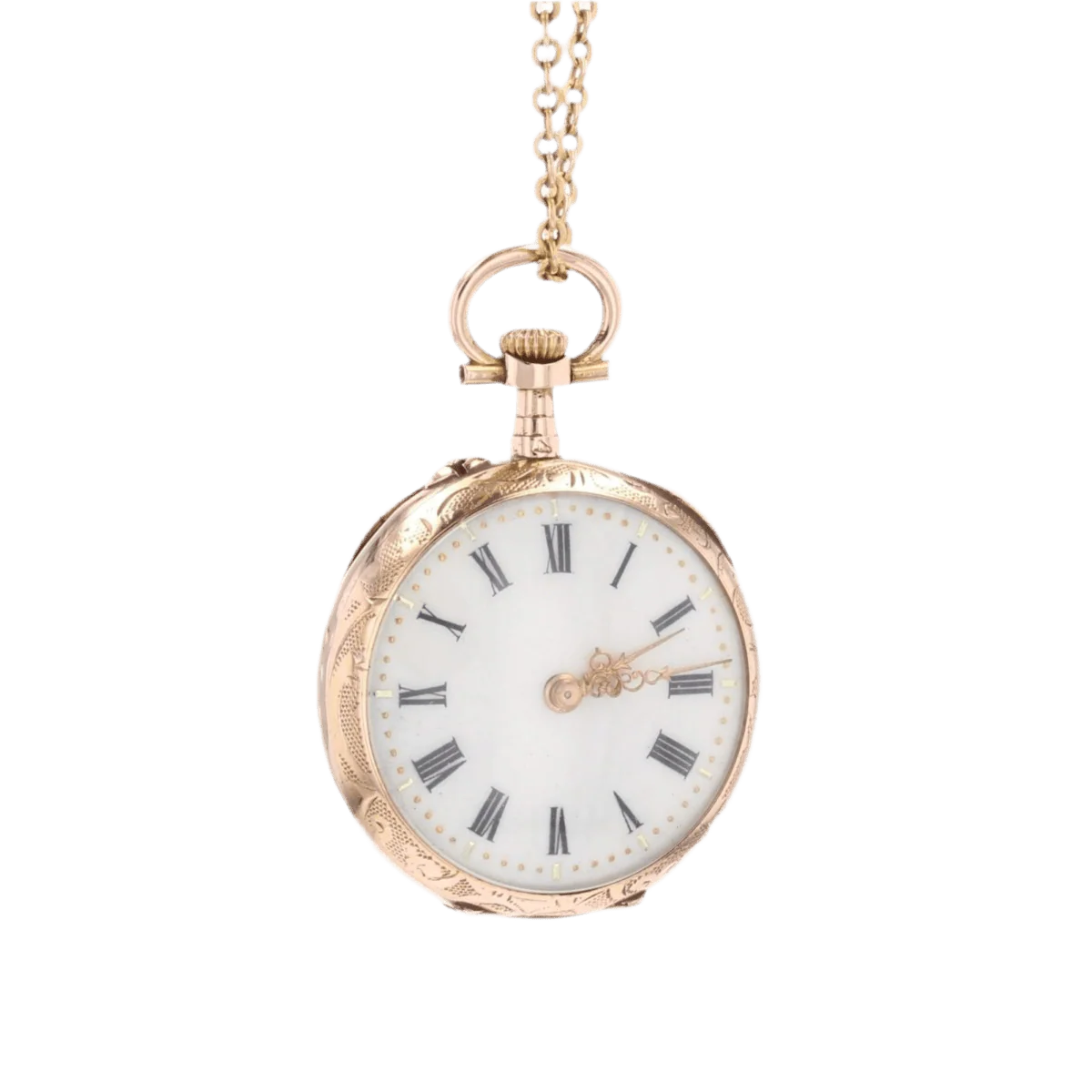 Rose gold and green gold pendant - Image 3