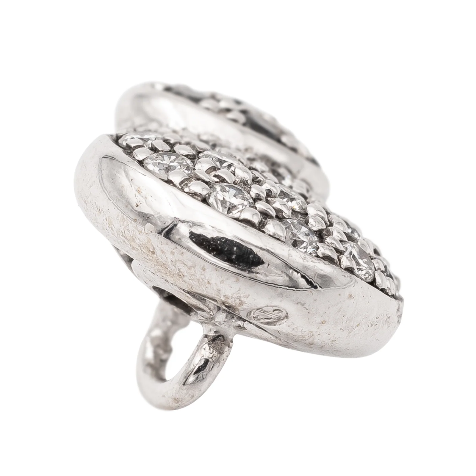 White Gold Diamond Pendant - Image 6