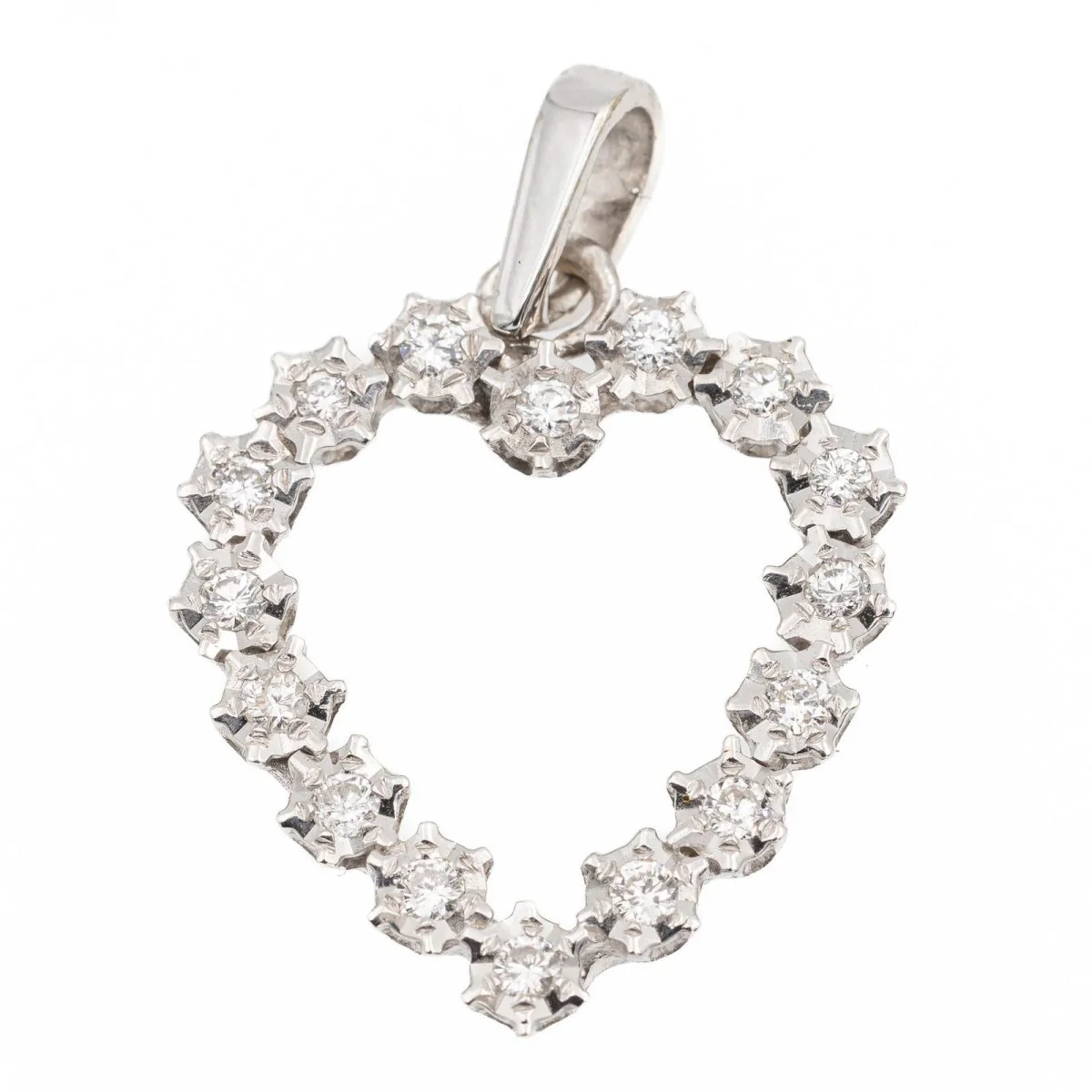 White Gold Diamond Pendant