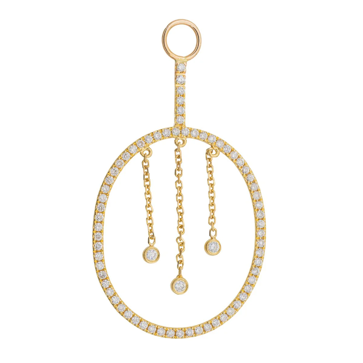 Yellow Gold Diamond Pendant