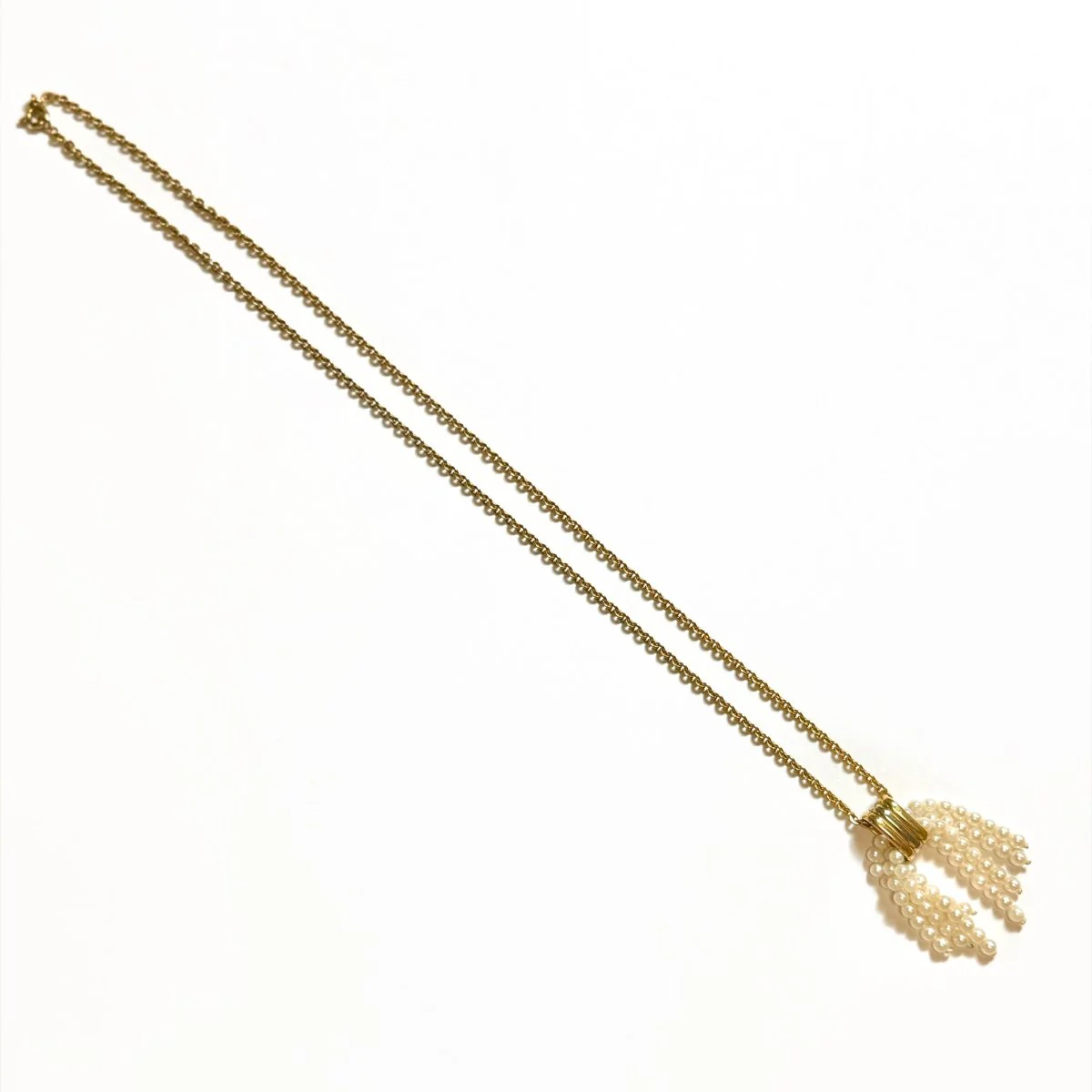 Pendant in yellow gold, rose gold, white gold and pearls