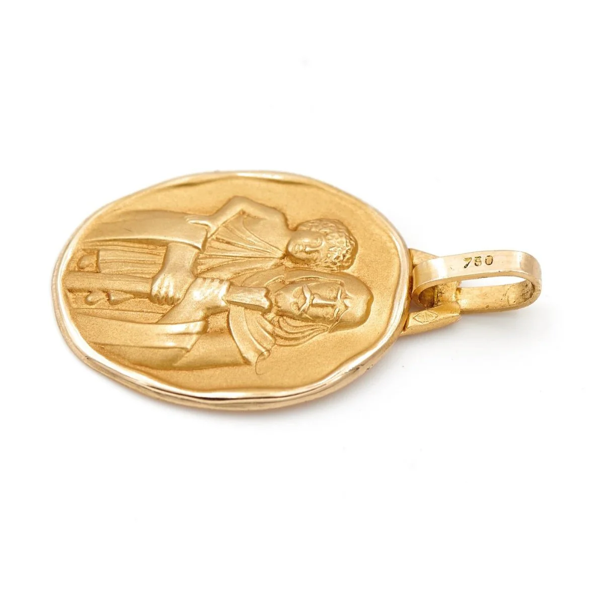Religious Pendant Yellow Gold - Image 3