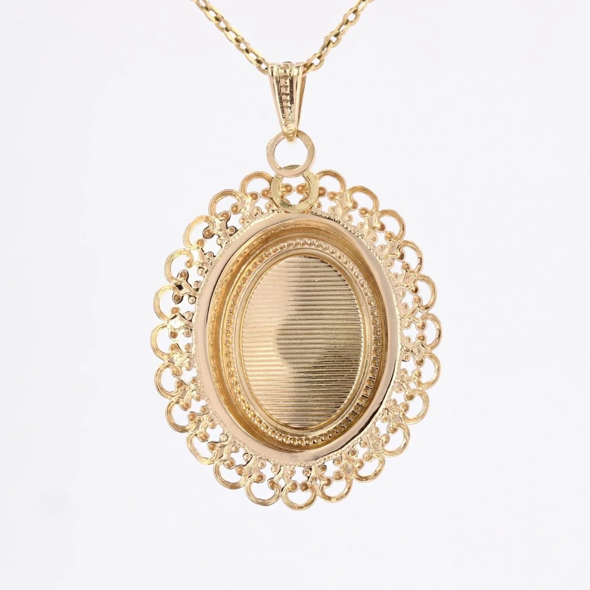 Yellow gold pendant - Image 3