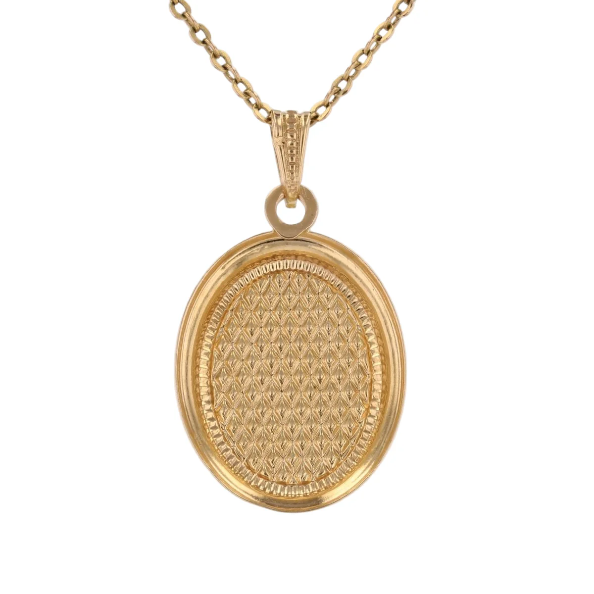 Yellow gold and pearl pendant - Image 4
