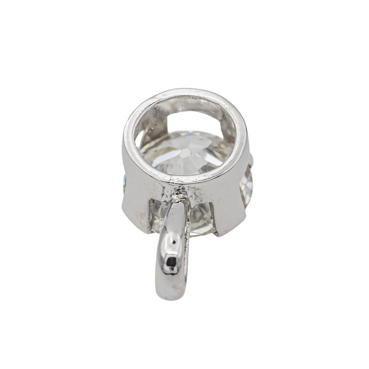 Solitaire Pendant White Gold Diamond - Image 5