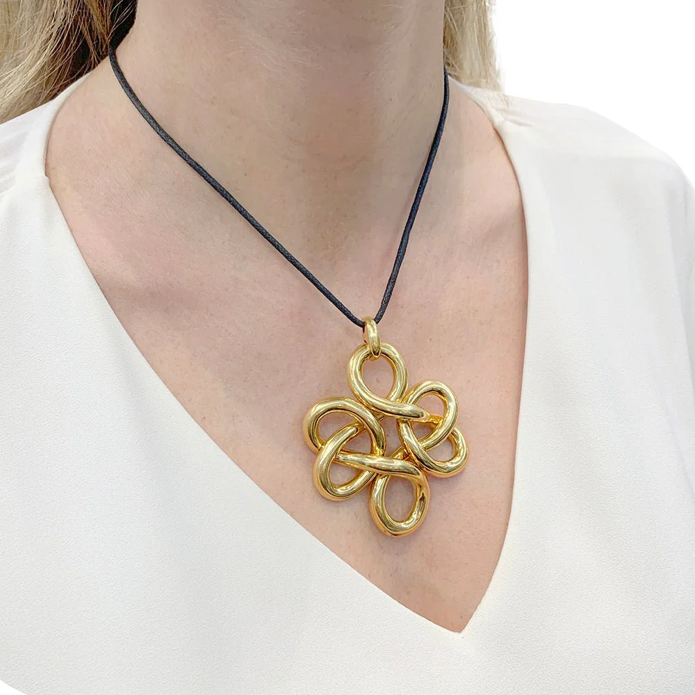 Vintage Maison VAN CLEEF & ARPELS pendant in yellow gold - Image 10