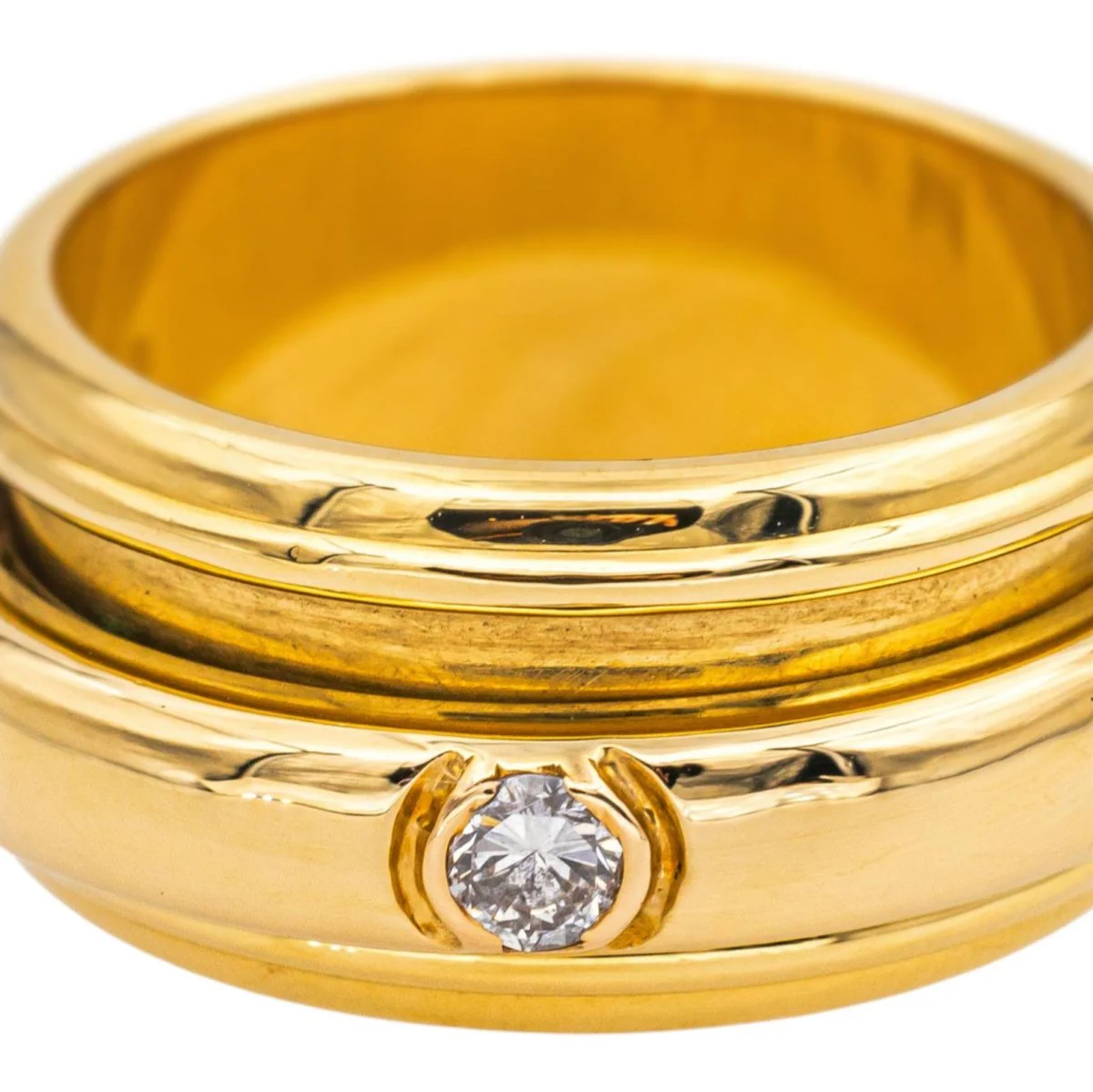 PIAGET "Possession" Wedding Band in yellow gold, emeralds and diamonds - Image 5