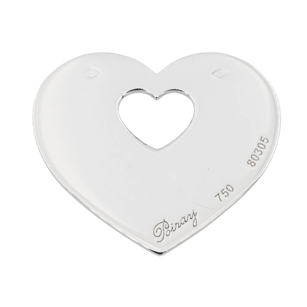 POIRAY “Heart” pendant in white gold - Image 2