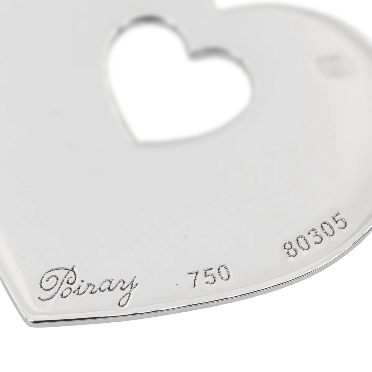 POIRAY “Heart” pendant in white gold - Image 7