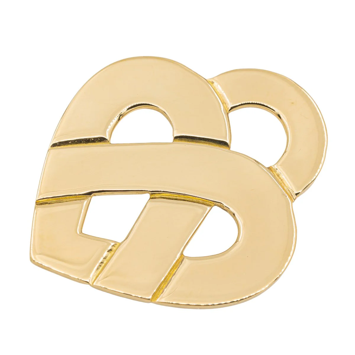 Poiray Intertwined Heart Pendant Yellow gold - Image 2