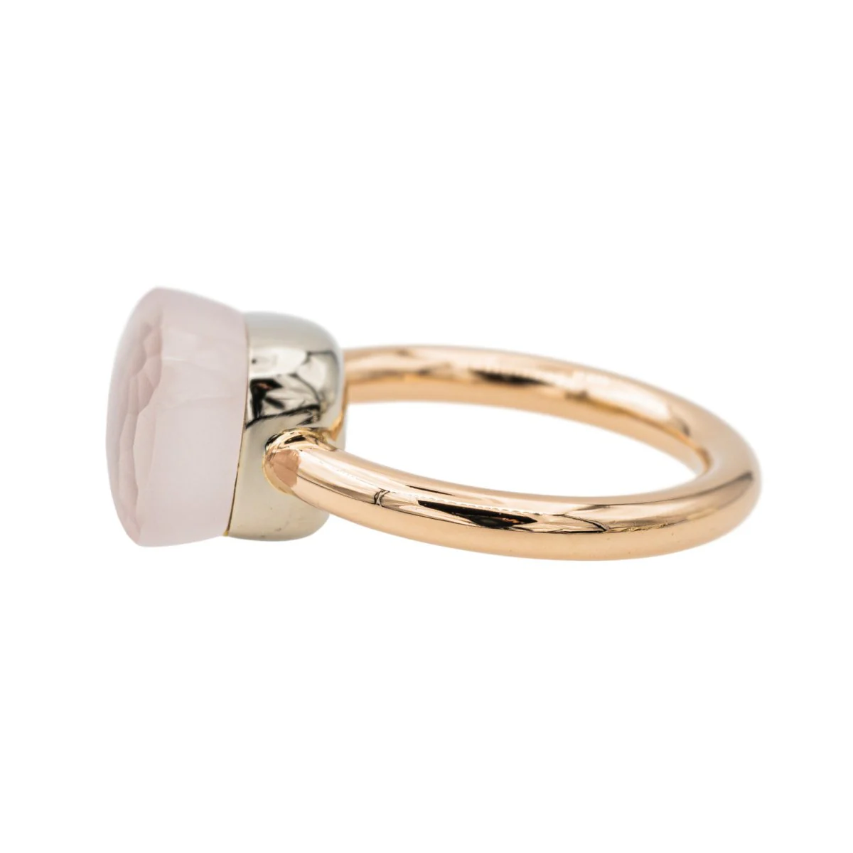 Ring POMELLATO "Nudo" in rose gold and quartz - Image 4