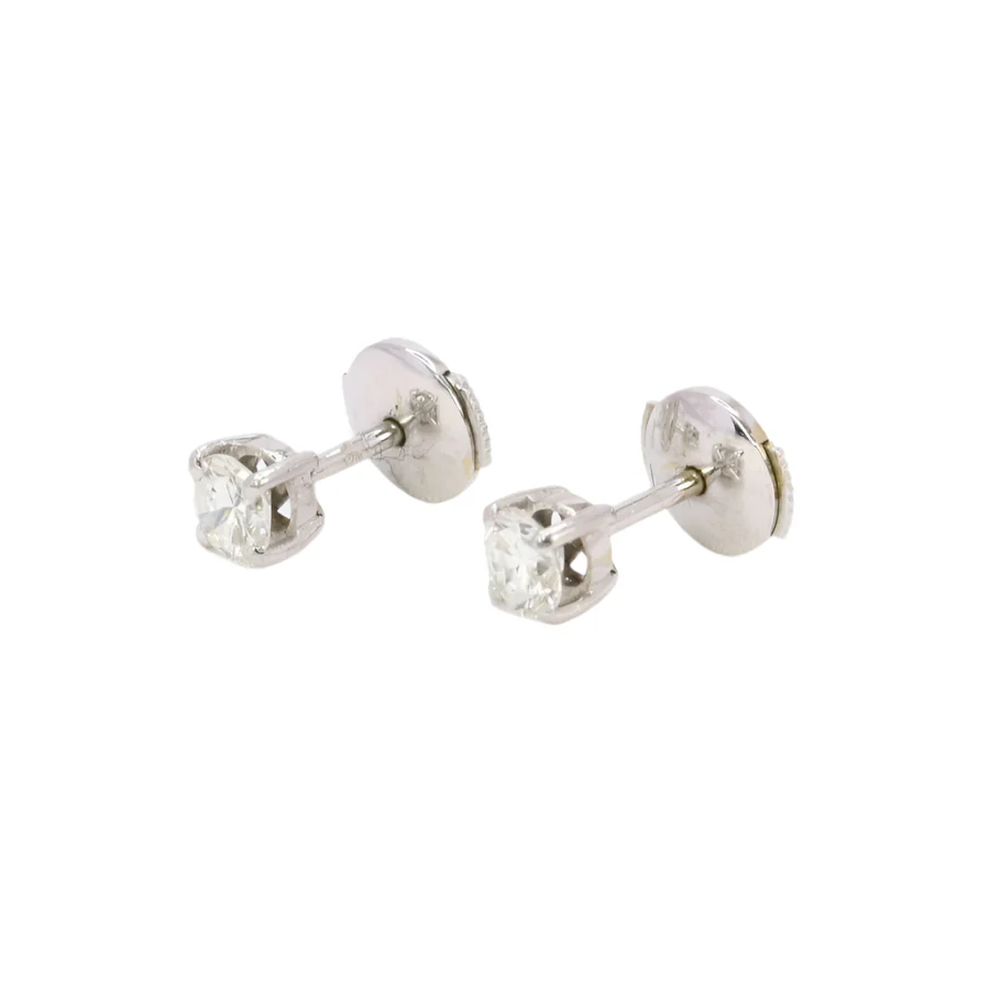 Ear chips white gold and diamonds rings - Image 5