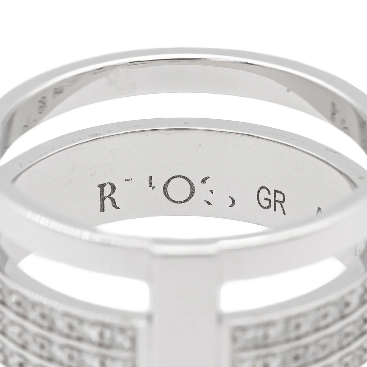 Ring REPOSSI "Berbère" in white gold and diamonds - Image 4