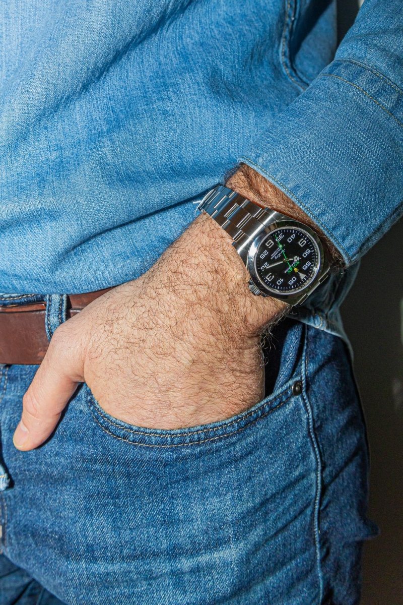 ROLEX “Air king” watch in steel - Image 2