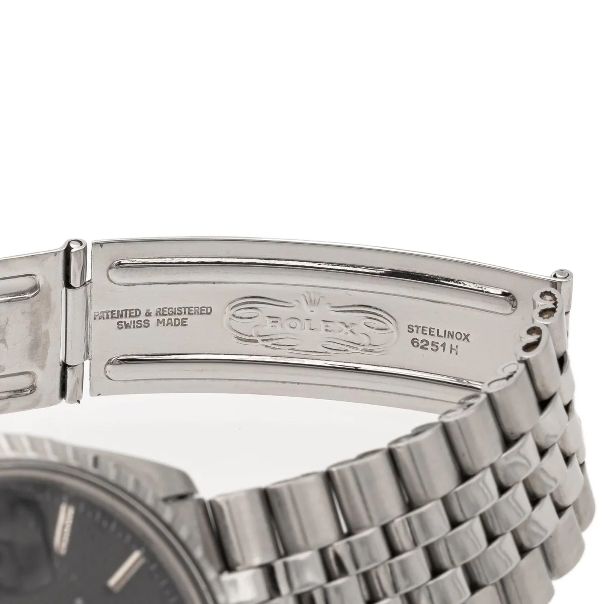 ROLEX “Date just” watch in steel - Image 5