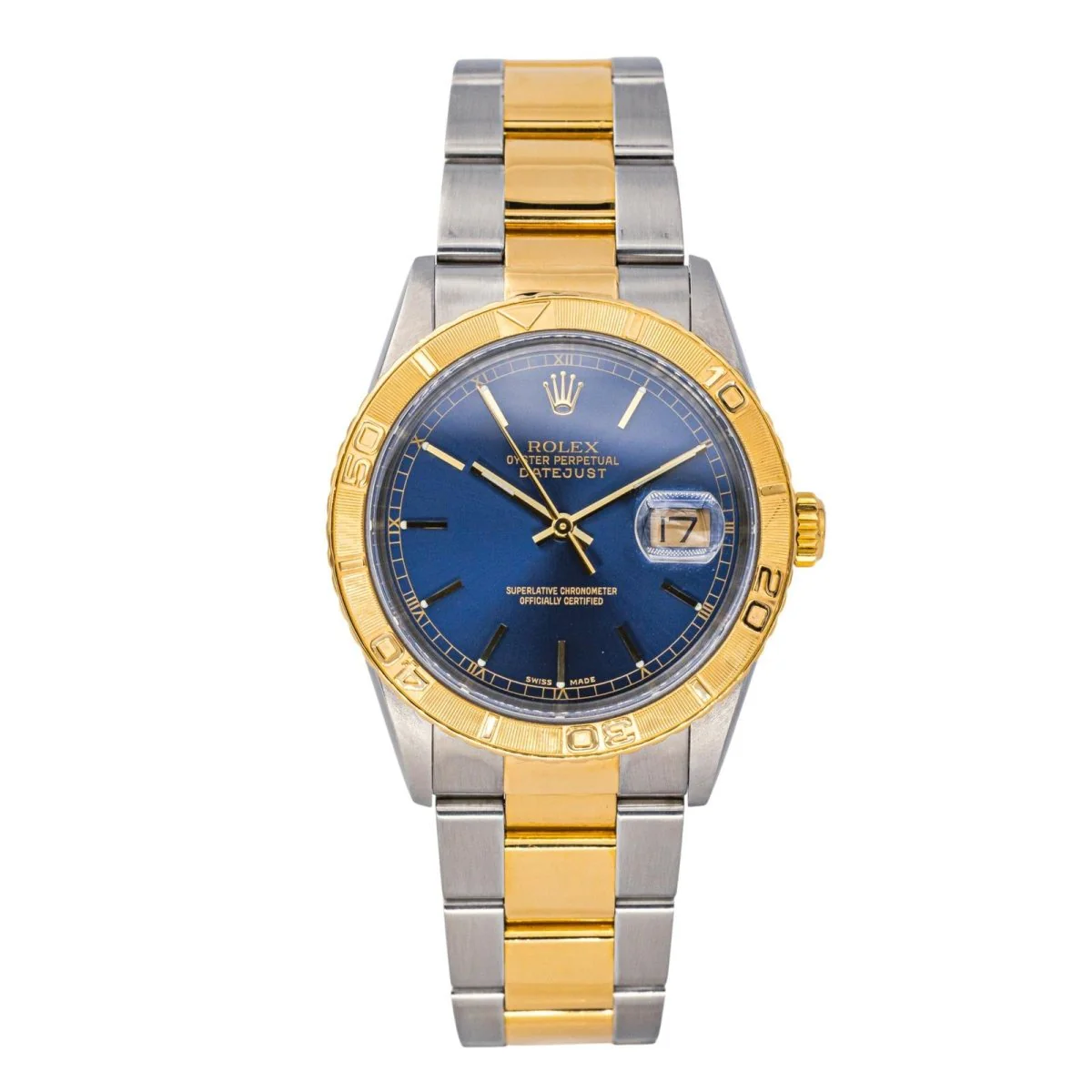 Watch ROLEX "Datejust Turn-O-Graph" in yellow gold and steel