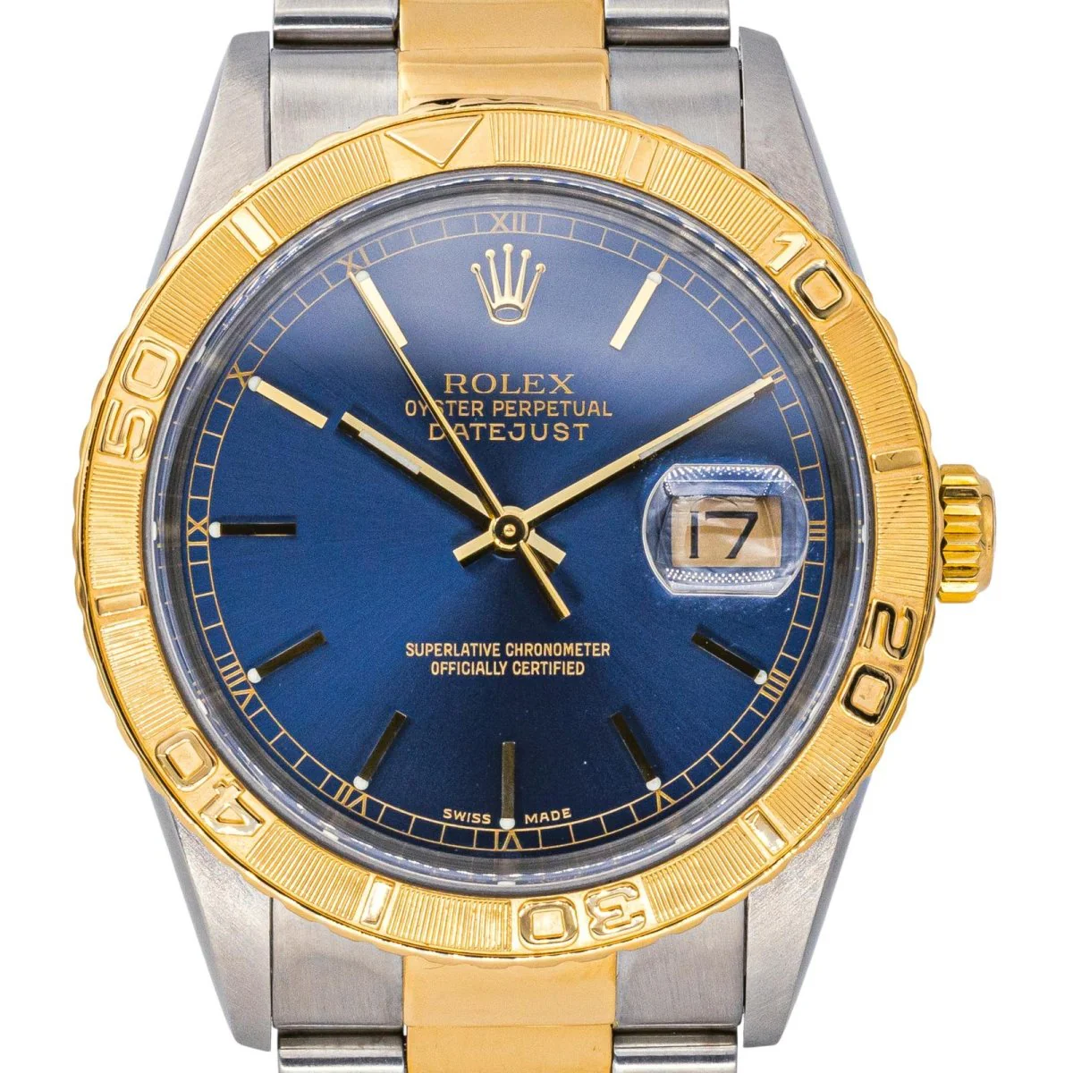 Watch ROLEX "Datejust Turn-O-Graph" in yellow gold and steel - Image 3