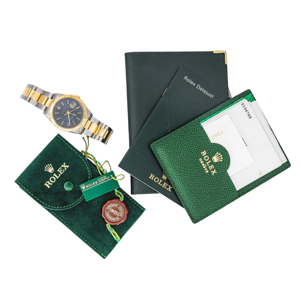 Watch ROLEX "Datejust Turn-O-Graph" in yellow gold and steel - Image 8