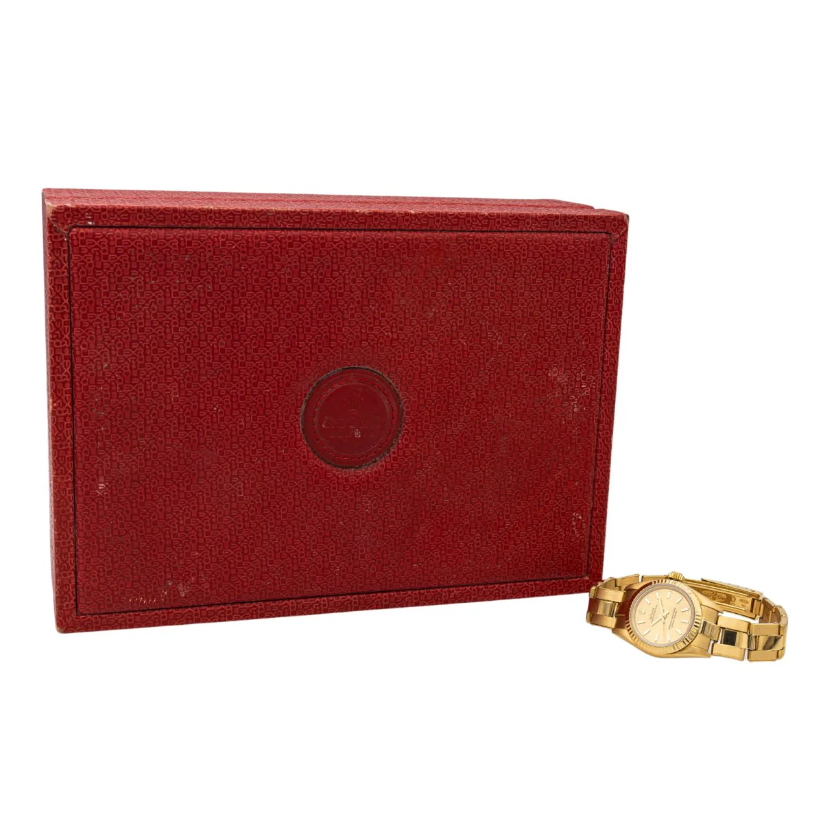 ROLEX “Lady Oyster Perpetual” watch in yellow gold - Image 2