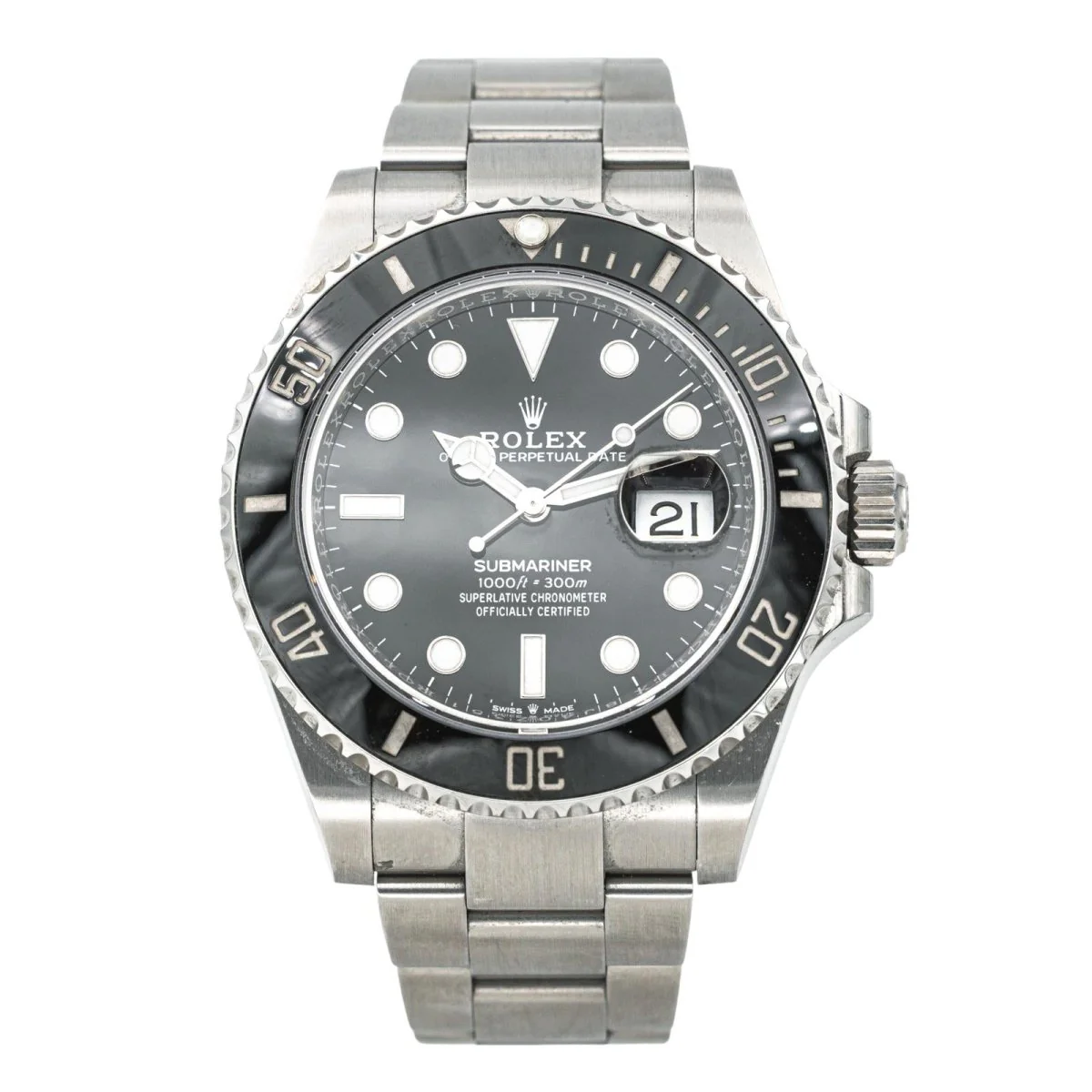Watch ROLEX "Submariner" in steel and ceramic