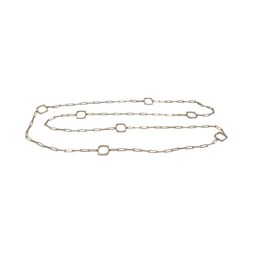 Dinh Van long necklace, “Impression”, yellow gold - Image 2