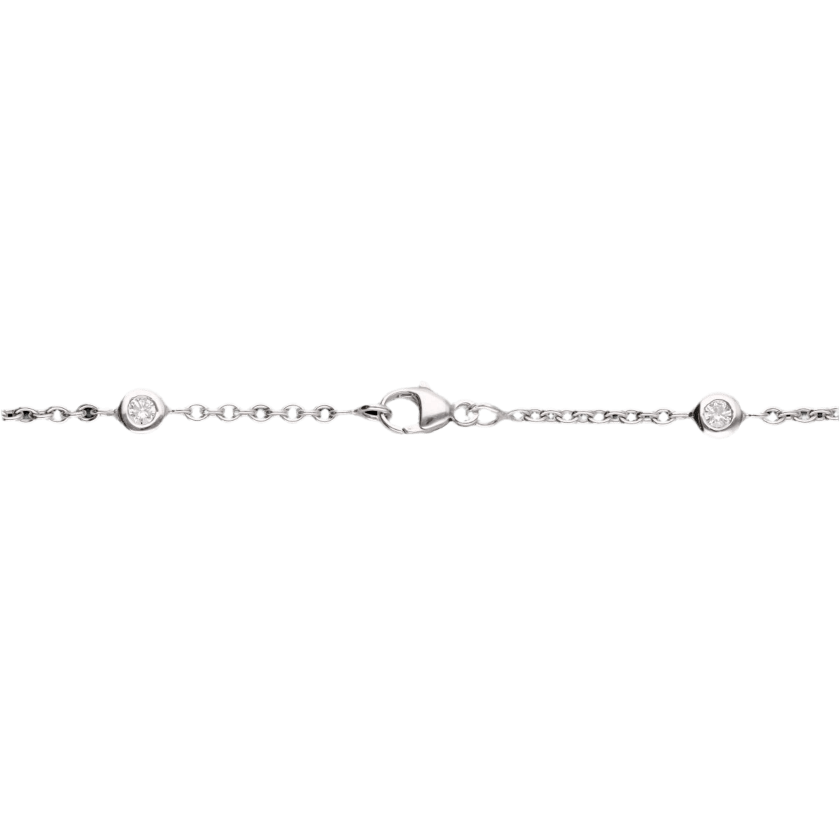 Sautoir in 18K white gold - 80 cm - 2.50 ct of diamonds brillants G-VS - Image 5