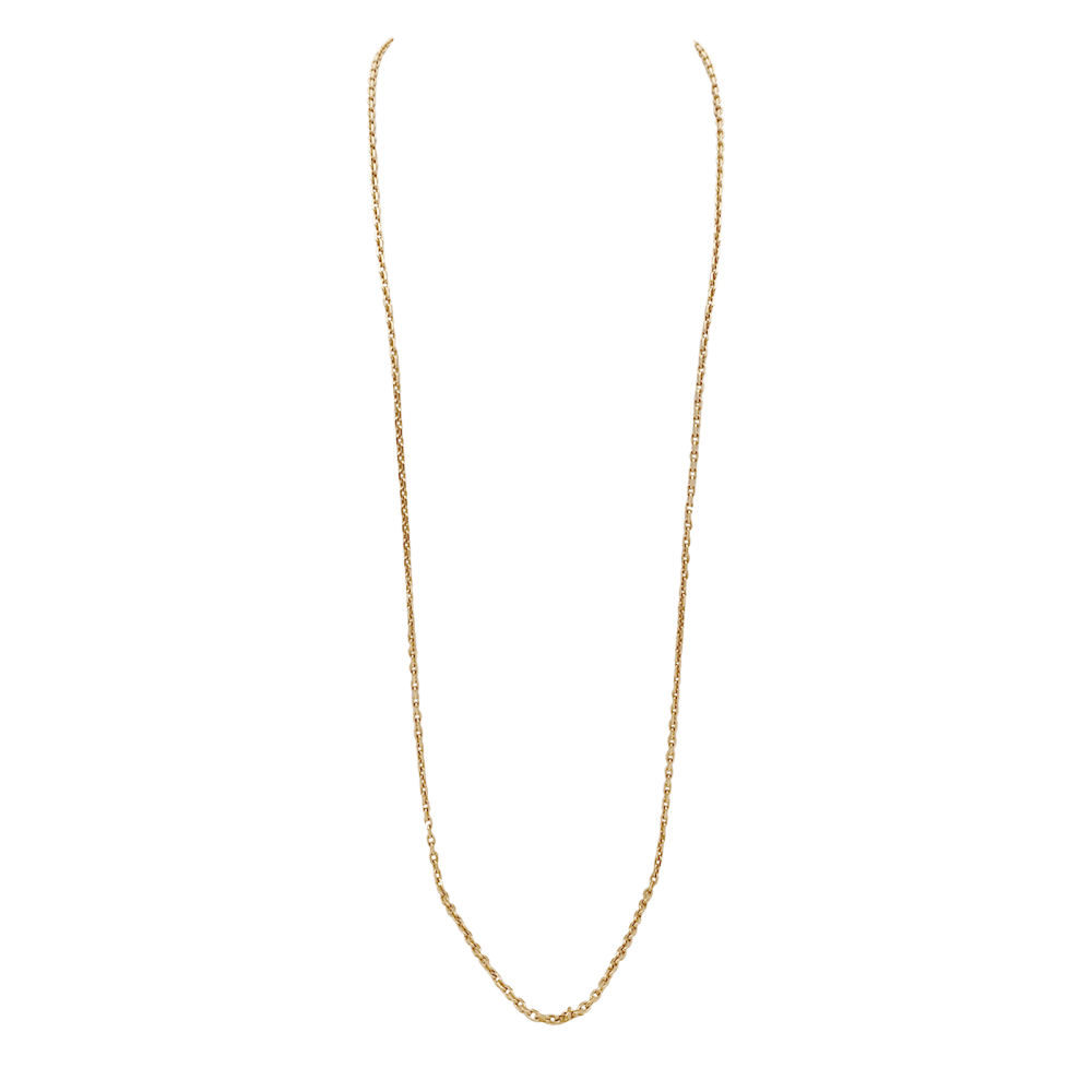 Yellow gold long necklace - Image 3