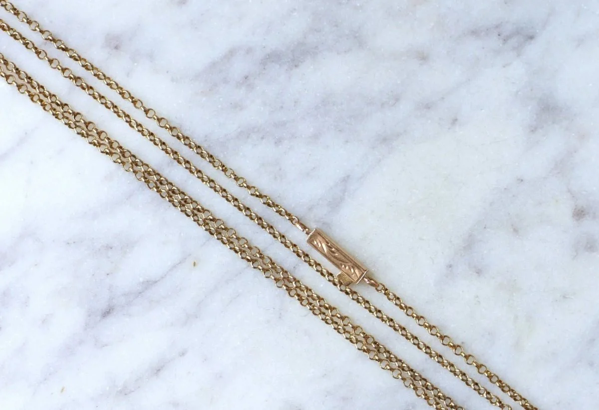 Fine yellow gold necklace - Image 2