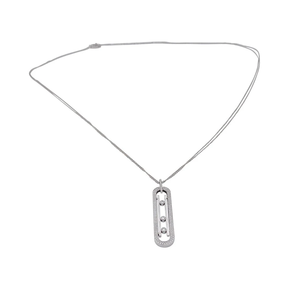 MESSIKA "Move 10th Anniversary" Long Necklace in white gold and Diamonds - Image 4