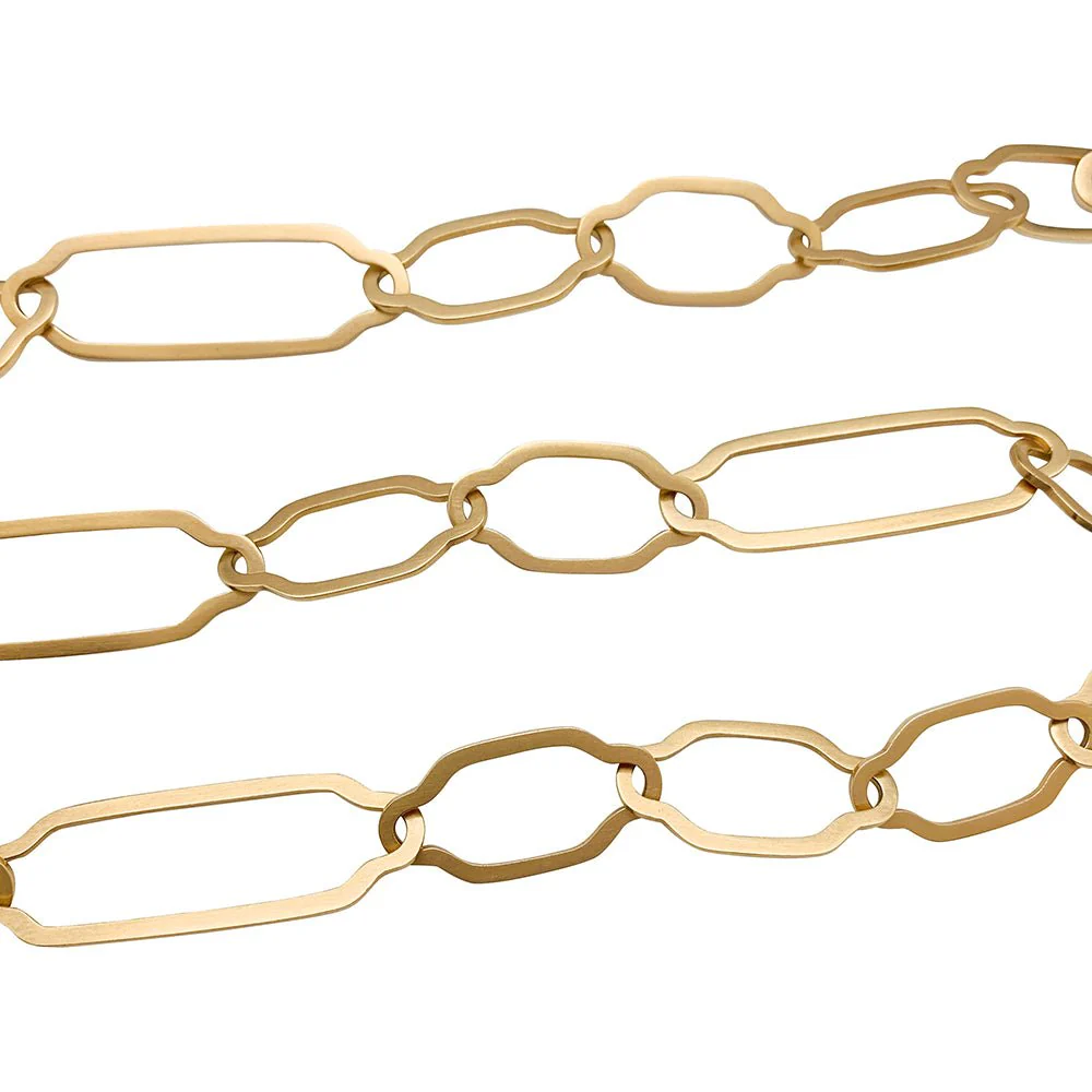 POMELLATO “Victoria” long necklace in pink gold and jet - Image 6
