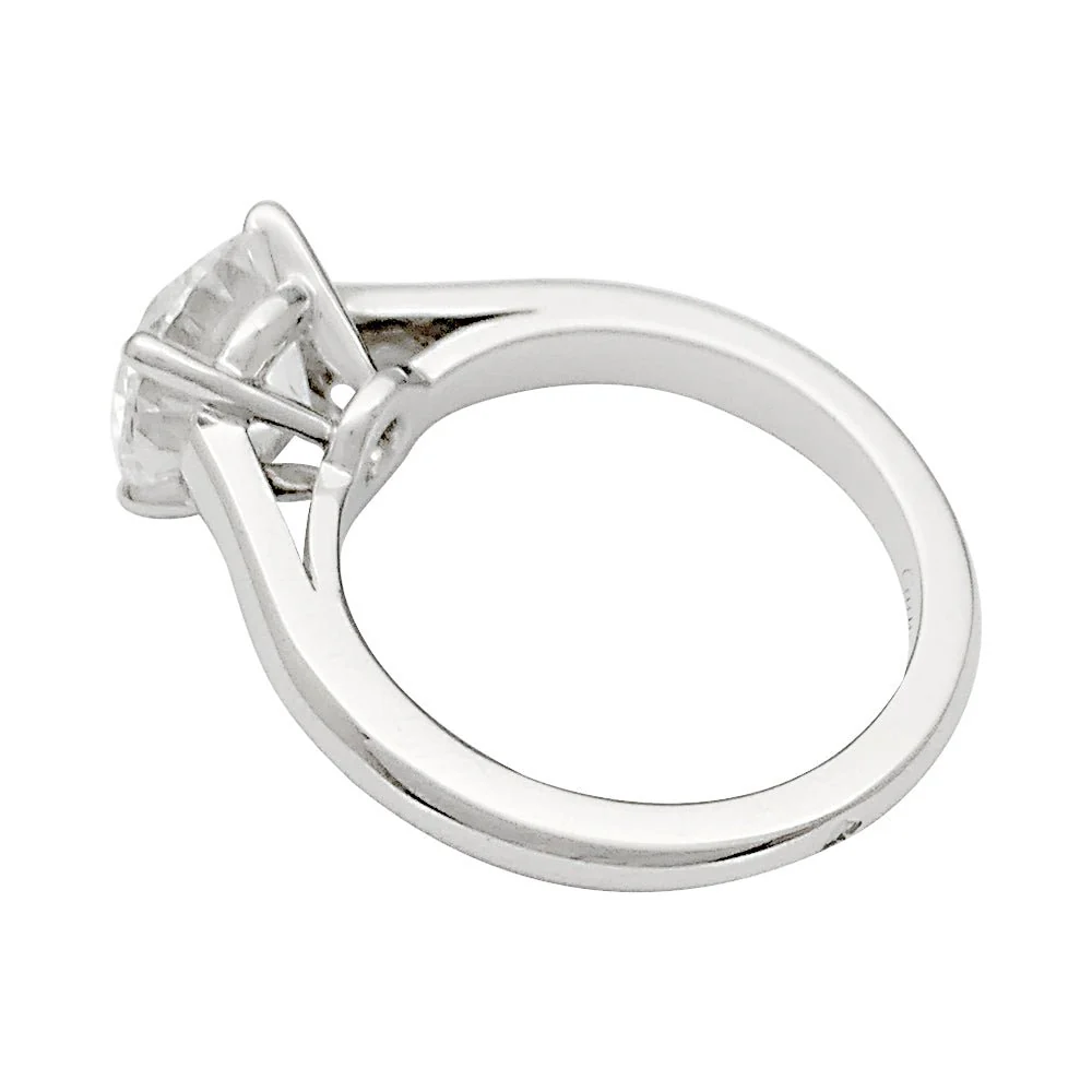 CARTIER Solitaire “1895” ring in platinum and diamond - Image 6